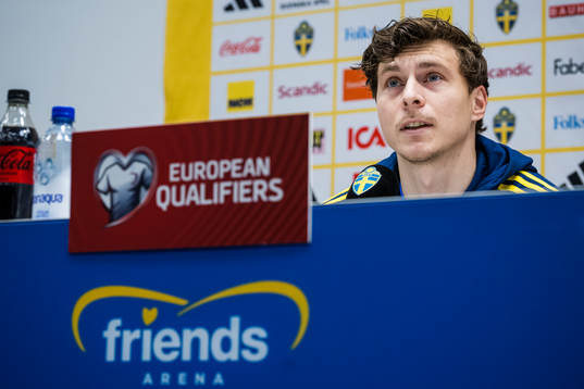 Victor Nilsson Lindelöf of the Swedish national football