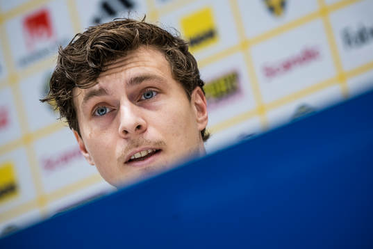 Victor Nilsson Lindelöf of the Swedish national football