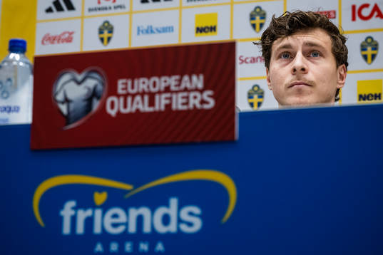 Victor Nilsson Lindelöf of the Swedish national football