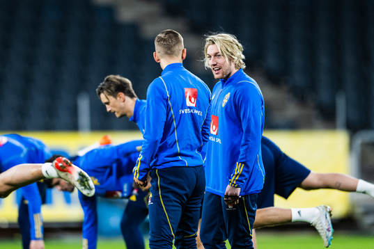 Emil Forsberg of the Swedish national football team
