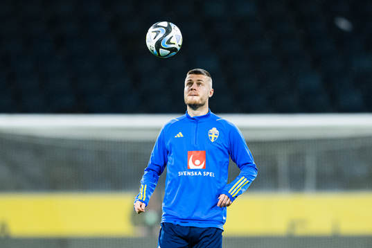 Mattias Svanberg of the Swedish national football team