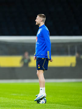 Mattias Svanberg of the Swedish national football team