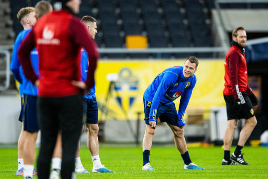 Viktor Claesson of the Swedish national football team