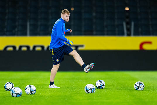 Dejan Kulusevski of the Swedish national football team