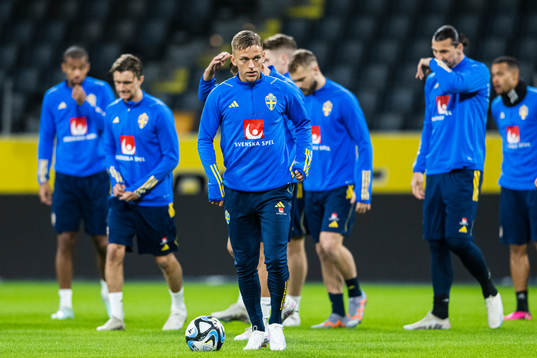 Jesper Karlsson of the Swedish national football team