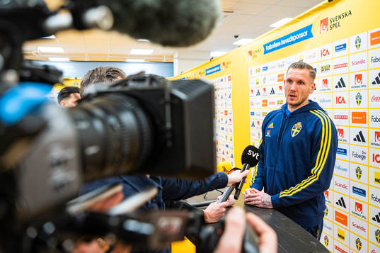 Goalkeeper Robin Olsen of the Swedish national football team