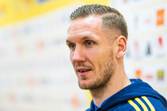 Goalkeeper Robin Olsen of the Swedish national football team