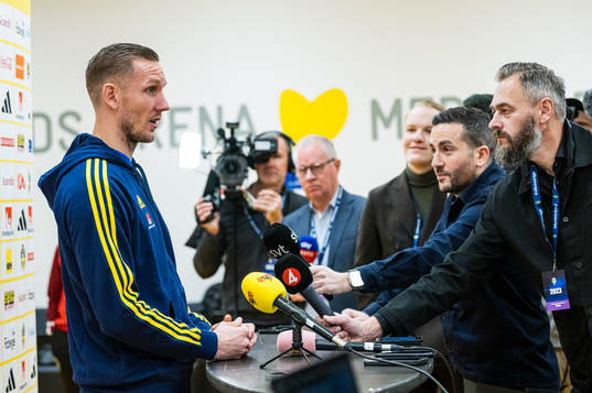 Goalkeeper Robin Olsen of the Swedish national football team