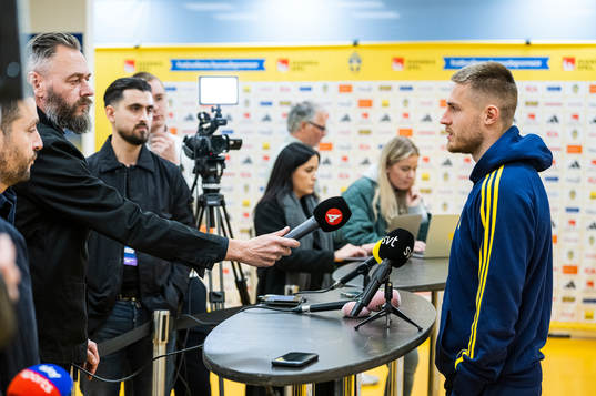 Mattias Svanberg of the Swedish national football team