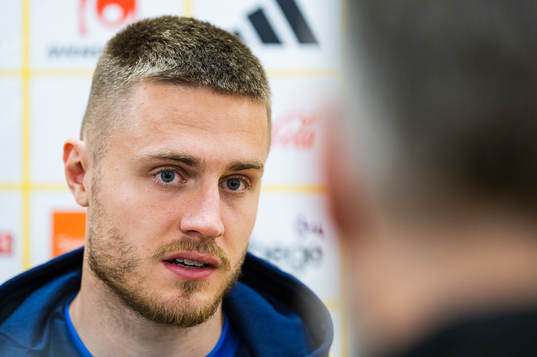 Mattias Svanberg of the Swedish national football team
