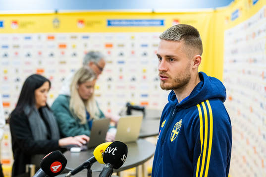 Mattias Svanberg of the Swedish national football team