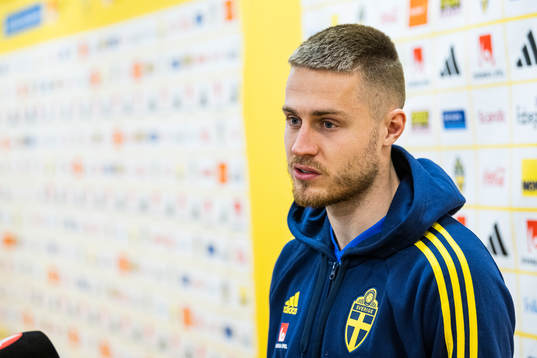 Mattias Svanberg of the Swedish national football team