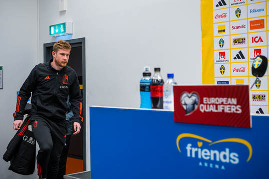 Kevin De Bruyne of the Belgium national football team