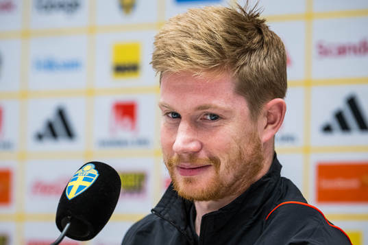 Kevin De Bruyne of the Belgium national football team