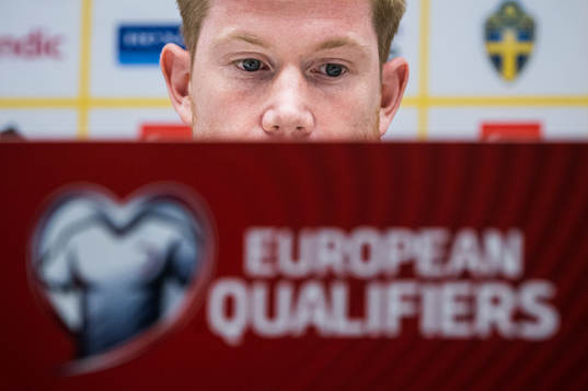 Kevin De Bruyne of the Belgium national football team
