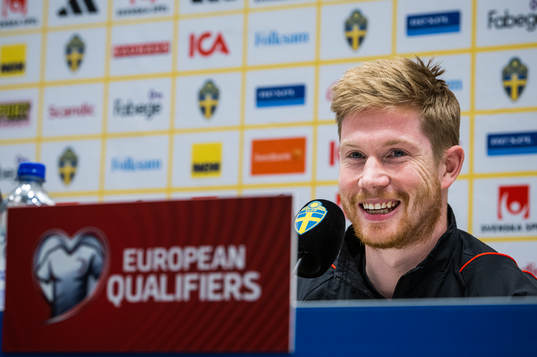 Kevin De Bruyne of the Belgium national football team