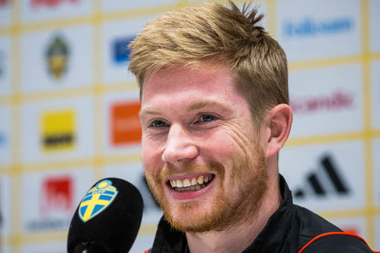 Kevin De Bruyne of the Belgium national football team