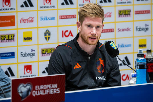 Kevin De Bruyne of the Belgium national football team