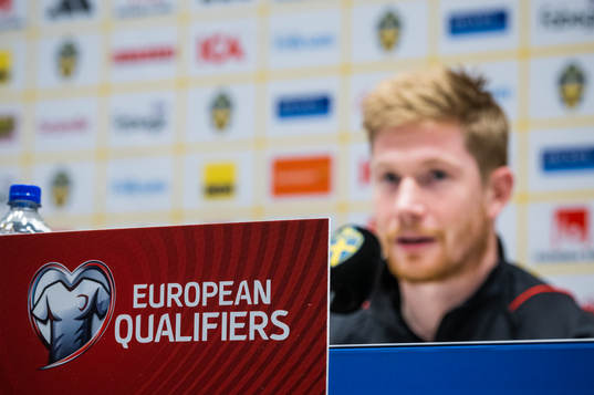 Kevin De Bruyne of the Belgium national football team