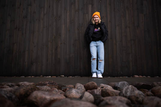 Häckens målvakt Jennifer Falk
