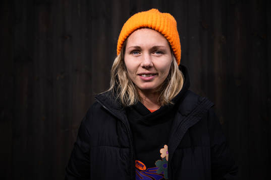 Häckens målvakt Jennifer Falk