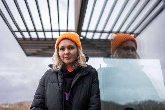 Häckens målvakt Jennifer Falk