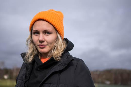 Häckens målvakt Jennifer Falk