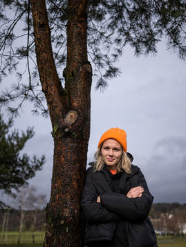 Häckens målvakt Jennifer Falk