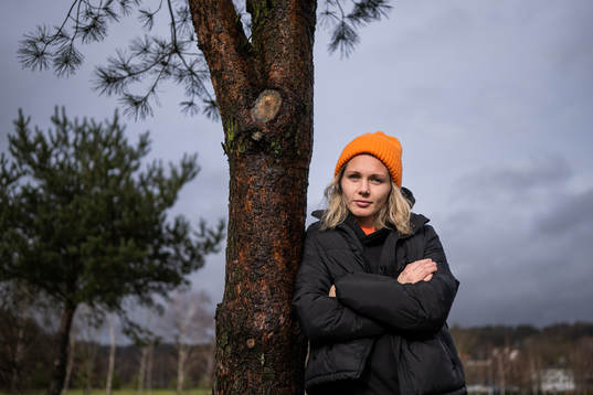 Häckens målvakt Jennifer Falk