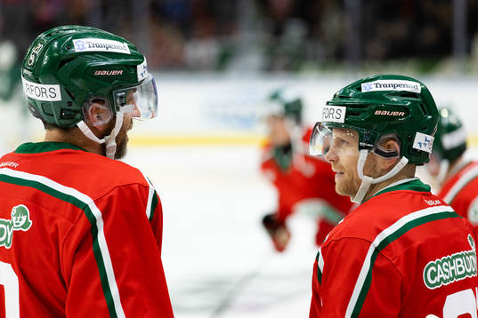 Frölundas Joel Lundqvist och Ryan Lasch