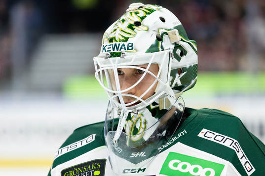 Färjestads målvakt Matthew Tomkins