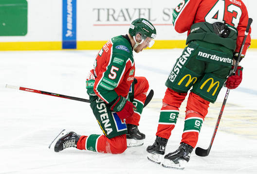 Frölundas Filip Johansson jublar
