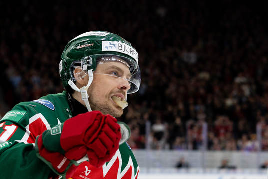 Frölundas Mats Rosseli Olsen jublar