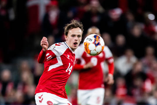 Mikkel Damsgaard of Denmark