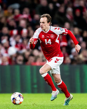 Mikkel Damsgaard of Denmark