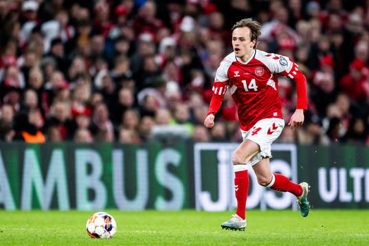 Mikkel Damsgaard of Denmark