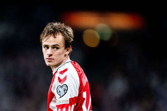 Mikkel Damsgaard of Denmark