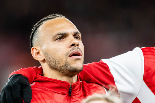 Martin Braithwaite of Denmark
