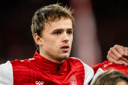 Mikkel Damsgaard of Denmark