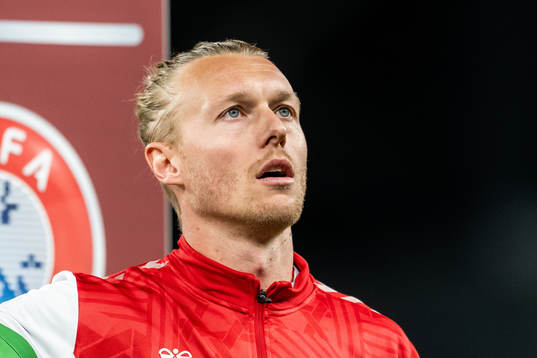 Simon Kjær of Denmark
