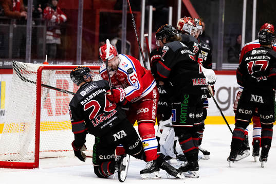 Örebros Jani Lajunen och Timrås Anton Lander