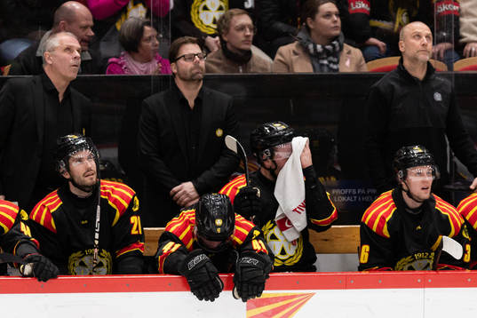 Brynäs Oula Palve , Greg Scott , Johan Larsson och Linus
