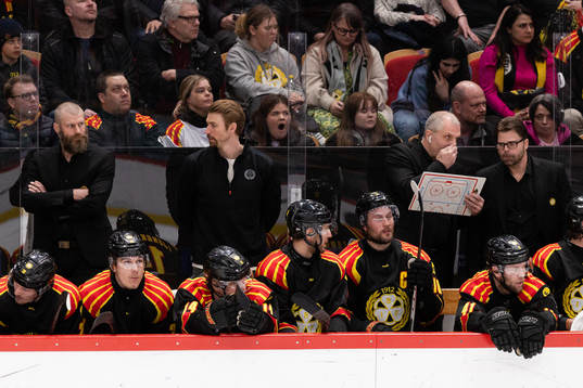 Brynäs assisterande tränare Jörgen Sundqvist , Anton