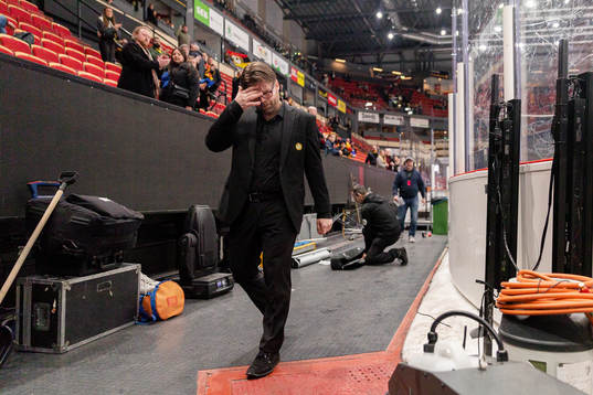 Brynäs tränare Ove Molin deppar