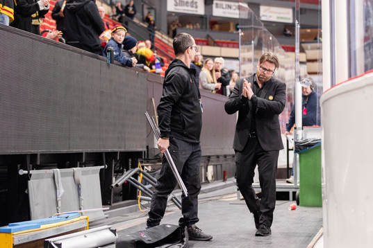 Brynäs tränare Ove Molin deppar