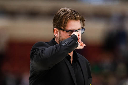 Brynäs tränare Ove Molin deppar