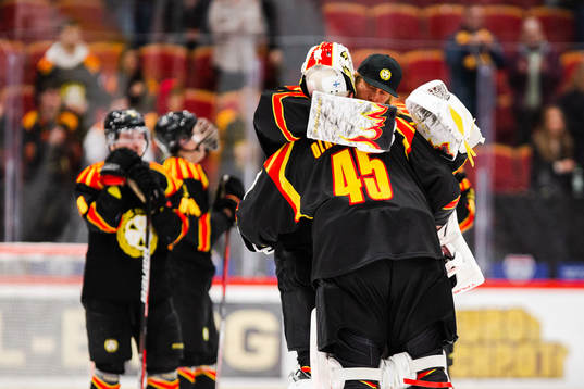 Brynäs målvakt Anders Lindbäck och målvakt Jussi