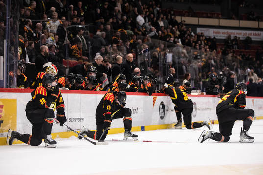Brynäs spelare deppar