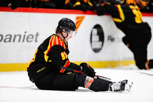 Brynäs Nick Olesen deppar