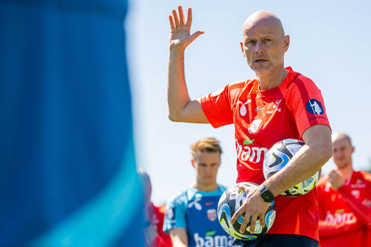 Ståle Solbakken, head coach of the Norwegian national